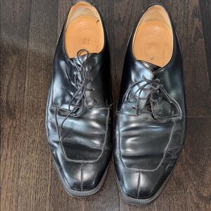 Rockport Classic Black Leather Men's Shoes Size 12W